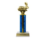 Bunny Award Trophy 9 Tall Free Customization Rabbit - Etsy