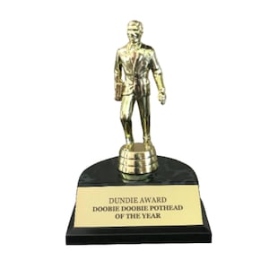 Doobie Doobie Pothead Dundie Award The Office TV Show Trophy Michael Scott Dundie Dundee Dundy Gift Idea
