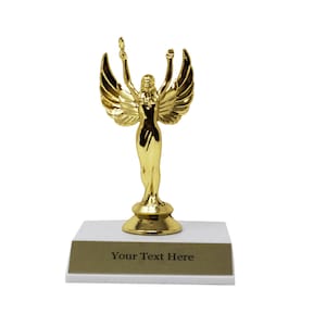 Lady with wings award-trofee, 6" hoge custom-trofee Custom-trofeeën Custom Award