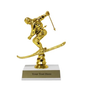 Downhill Ski award Trophy, Trophies, tournament 6.5" Tall