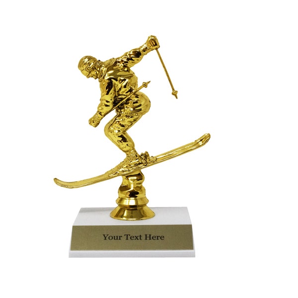 Downhill Ski award Trophy, Trophies, tournament 6.5" Tall