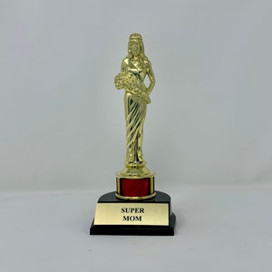 Super Mom Beauty Queen award Trophy, 8.5&quot; Tall Beauty Pageant