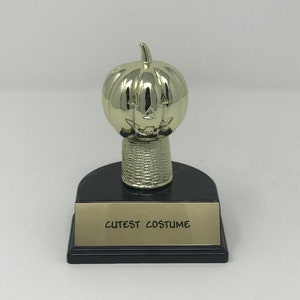 Cutest costume award Halloween Trophy Costume Party Pumpkin trophies