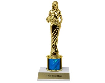 Trophy, Beauty Queen award Trophy, approximate 9" Beauty Pageant Custom trophy Custom awards Custom trophies