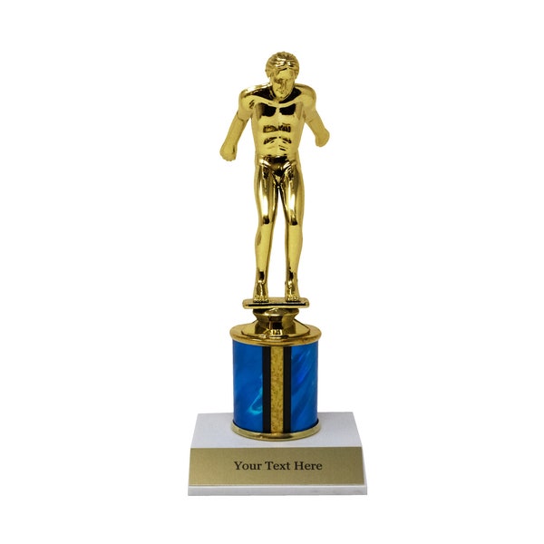 Personalized Championship Swimming Trophy Fantasy Victory Awards, 9" Tall Sport trophies Custom trophy Custom trophy