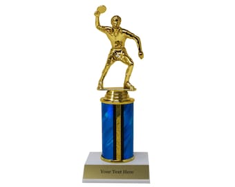 Trofeum, spersonalizowane mistrzostwa kobiet lub mężczyzn, trofeum do ping-ponga Fantasy Victory Awards, 9-calowe trofea sportowe