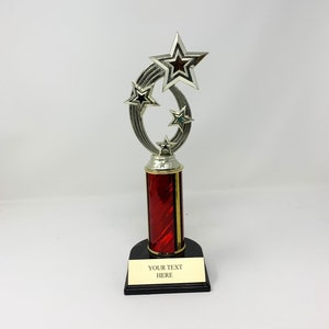 Trofé Fallande stjärnor Achievement 11” Trofépris För varje fest förtjänar varje erkännande en utmärkelse Barn och vuxna.