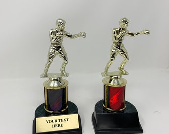 Boxer, Boxing Award-Trophy, Boxing tournament, Boxing match, Approximate 8” inches. Tall with free Customization.