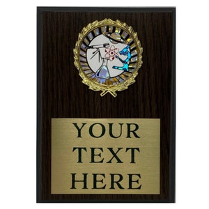 Science Plaques - 5x7 Customized Science Trophy Plaque Award Custom engraved award plaque, Personalized plaque, Engraved awards & trophies,