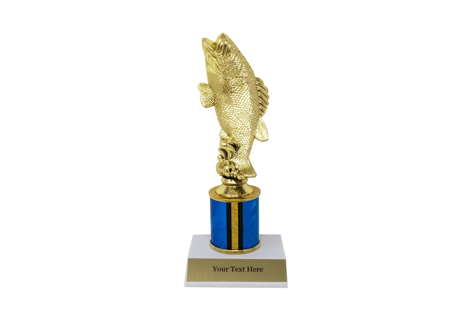 Bass Fishing Tournament Trophy Award 8.5 Tall Color Etsy