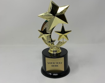 Trophy Shooting stars Achievement 8&quot; Trophy Award For every party every recognition deserve award Kids and adults.