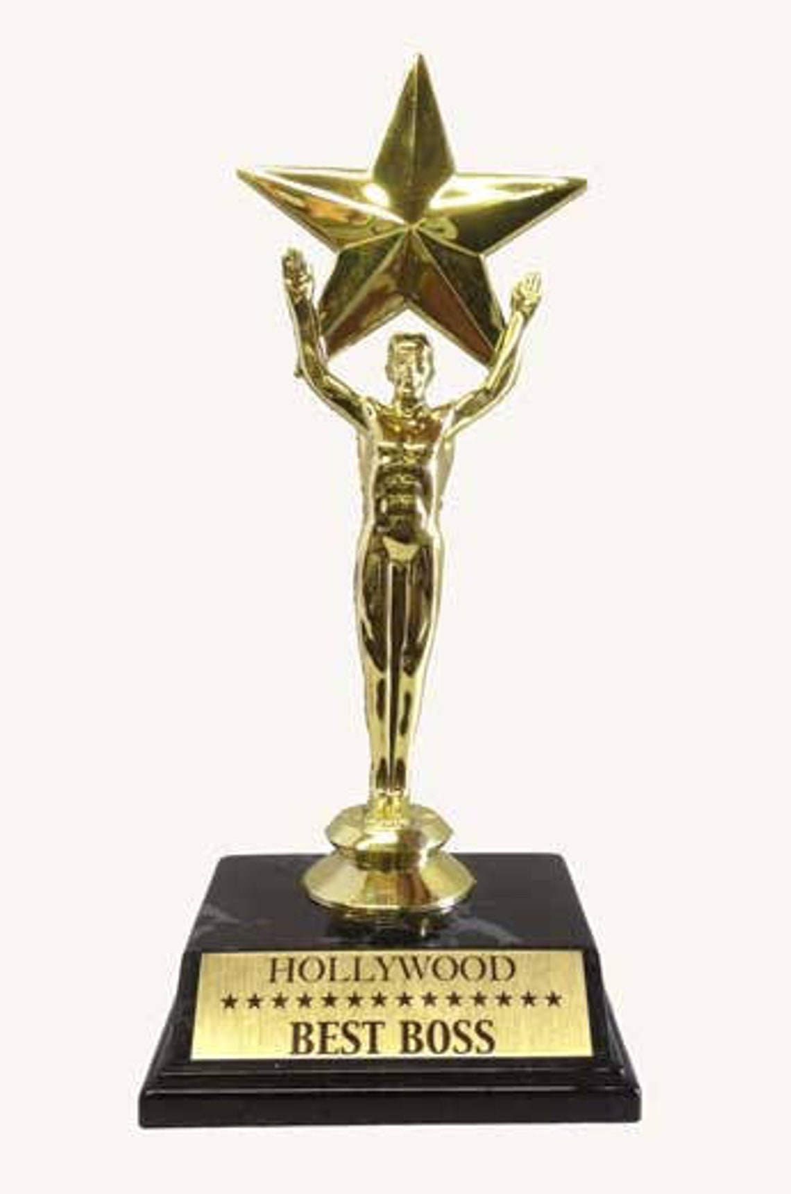 Recognition Star Trophy Best Boss Award Trophy 7.5 Etsy