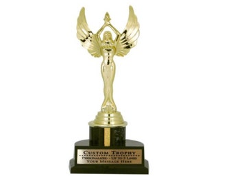 Customized Lady with Wings Trophy