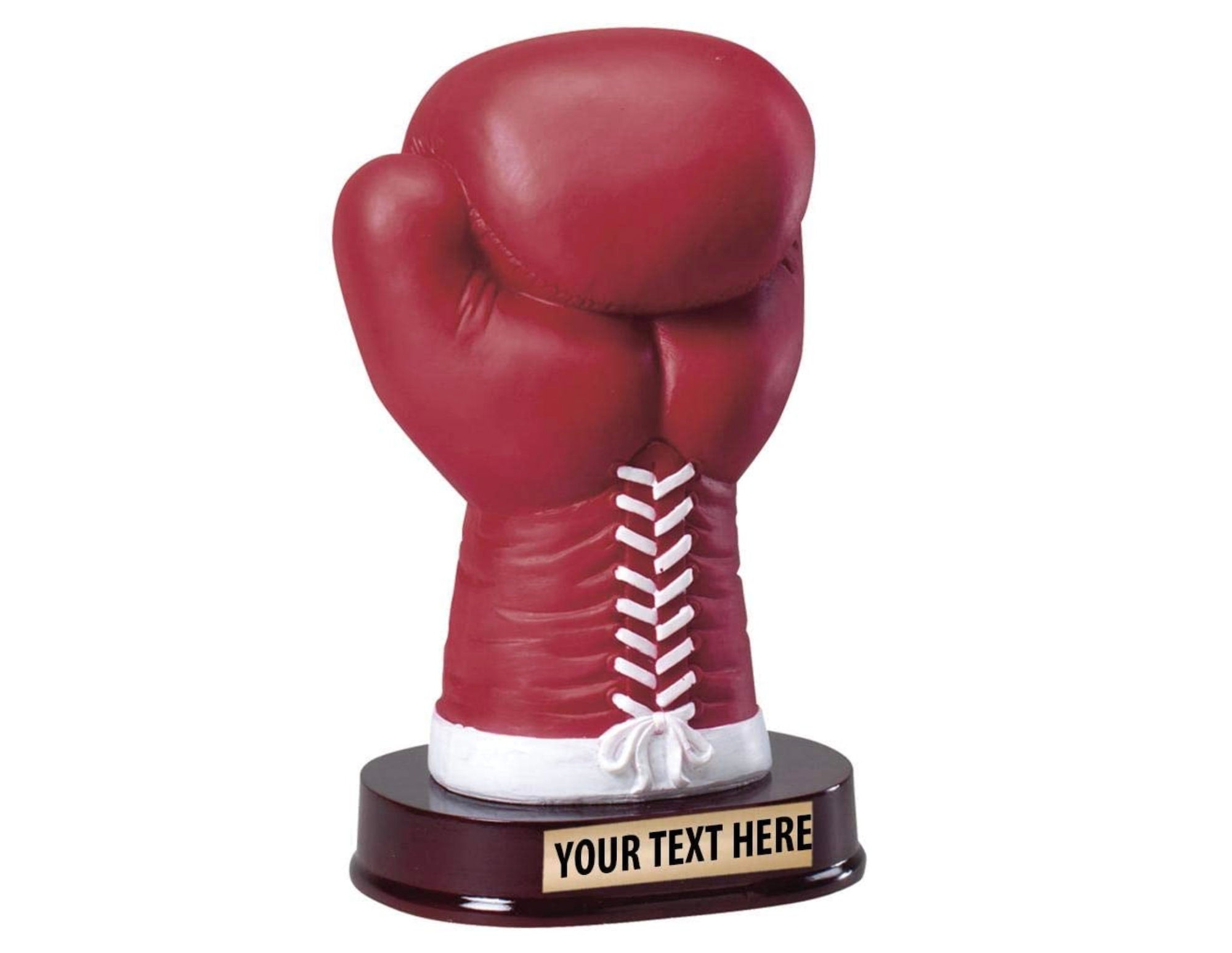 2 antique French boxing medallions. Plaster medallion of boxing gloves