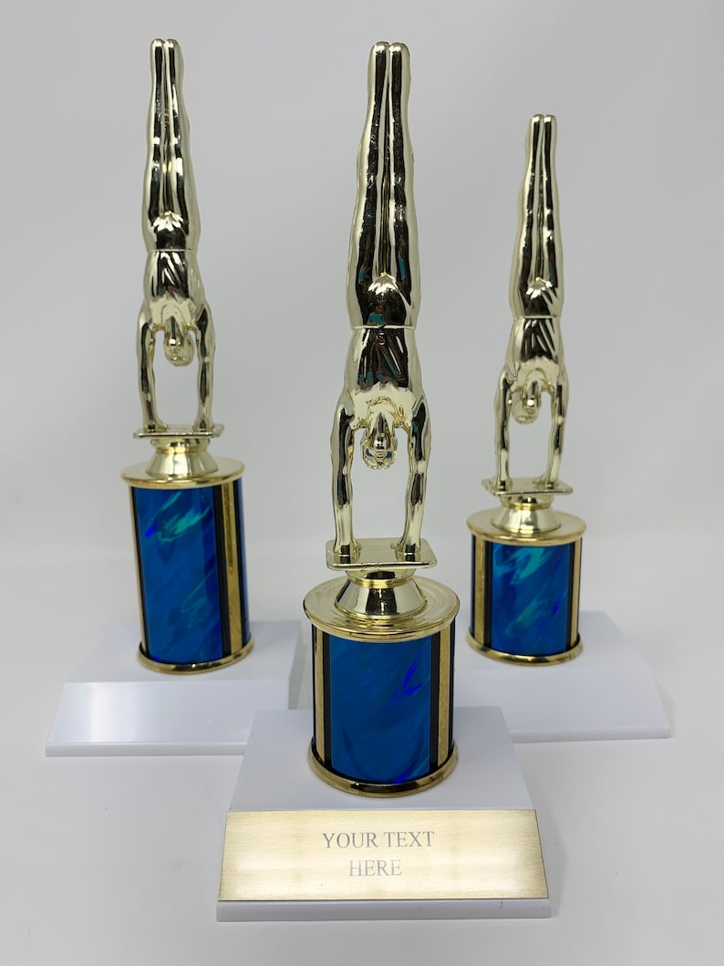 Gymnastics Trophy Trophies 1st 2nd 3rd Place Tournament Gymnast Sports ...