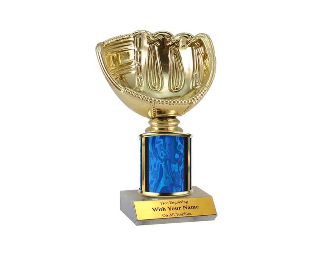 Trophée Baseball Topper Garçon 5 Pouces - Little League - Plastique Doré (occasion)