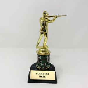 Trap Shooting Tournament Trophy Trophies Awards Free customization Color Choice