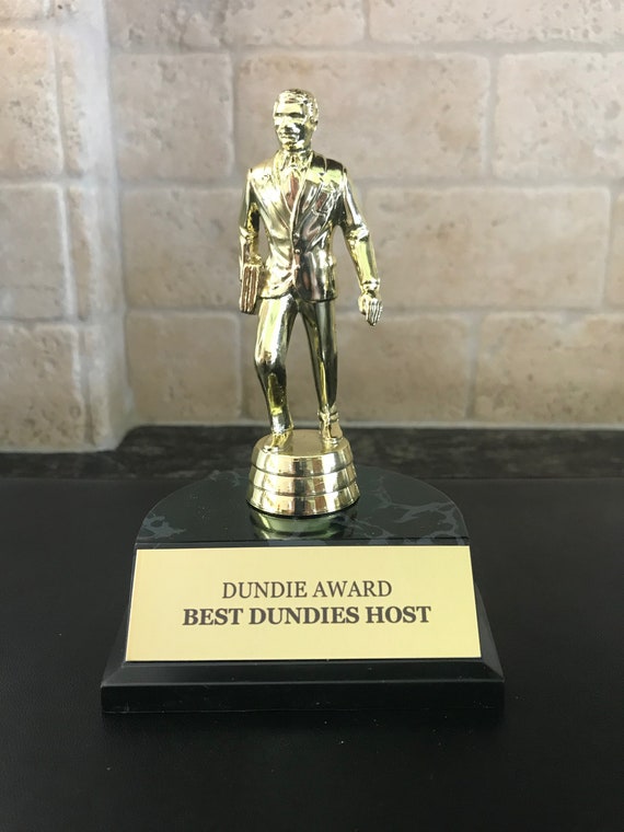 Whitest Sneakers Dundie Award Trophy The Office TV Show Michael Scott Dunder Mifflin Paper Company Gift Idea Fan Prop Dundee Dundees