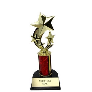 Trofé Fallande stjärnor Achievement 8,5” Trofépris För varje fest förtjänar varje erkännande en utmärkelse. Barn och vuxna.