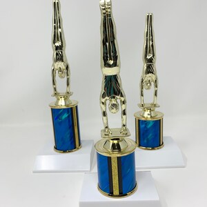 Gymnastics Trophy Trophies 1st 2nd 3rd Place Tournament Gymnast Sports ...