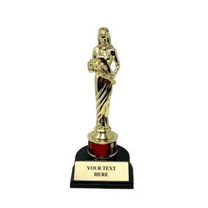 World&#39;s Best Mom Beauty Queen award Trophy, 8.5&quot; Tall Beauty Pageant