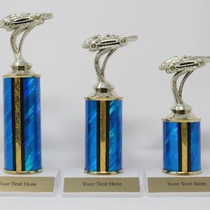 3 CARS Derby, Trophies First Place -Second -Third -Free Customization Custom trophy