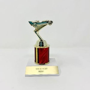 Carro Derby pequeno, troféus, cor de sua escolha -Personalização gratuita Troféu personalizado