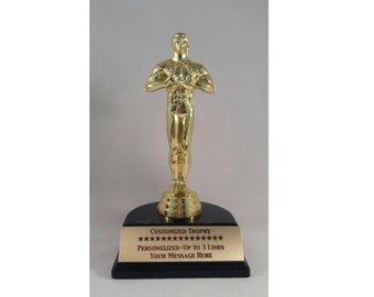 Customized Award Trophy Achievement Trophy Statue Customized text drama trophy