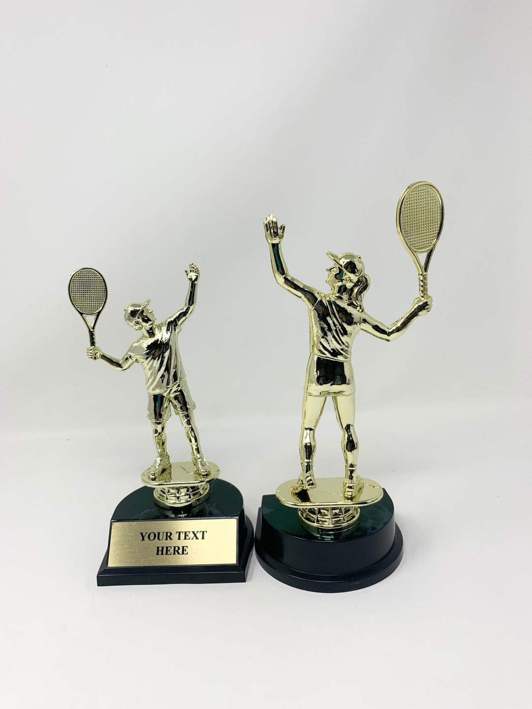 ○ テニス 優勝トロフィー トロフィー　チャンピオン トロフィー テニス賞 トロフィー、男子7インチまたは女子9インチ