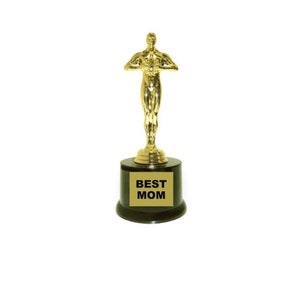 Best Mom, Personalized Icon Style  Award, Office Christmas Party, Secret Santa, Award Trophies, Corporate Award Trophy