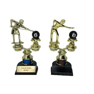 Crown Awards Trofeos personalizados de tiro de trampa – Trofeo de tiro de  trampa dorada de 6 pulgadas en base de mármol blanco