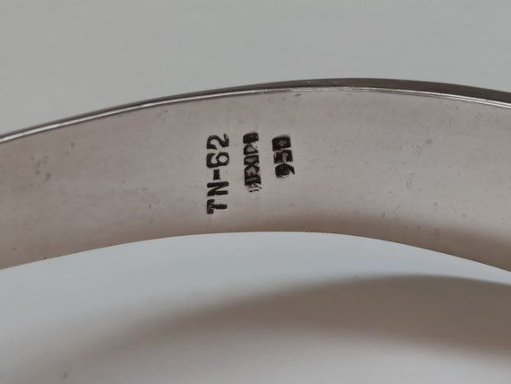 Hinged neck ring with nautical design , Mexico 95… - image 3