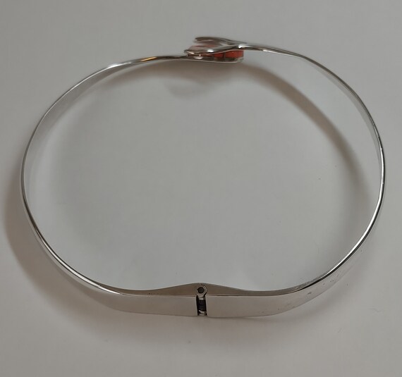 Hinged neck ring with nautical design , Mexico 95… - image 4