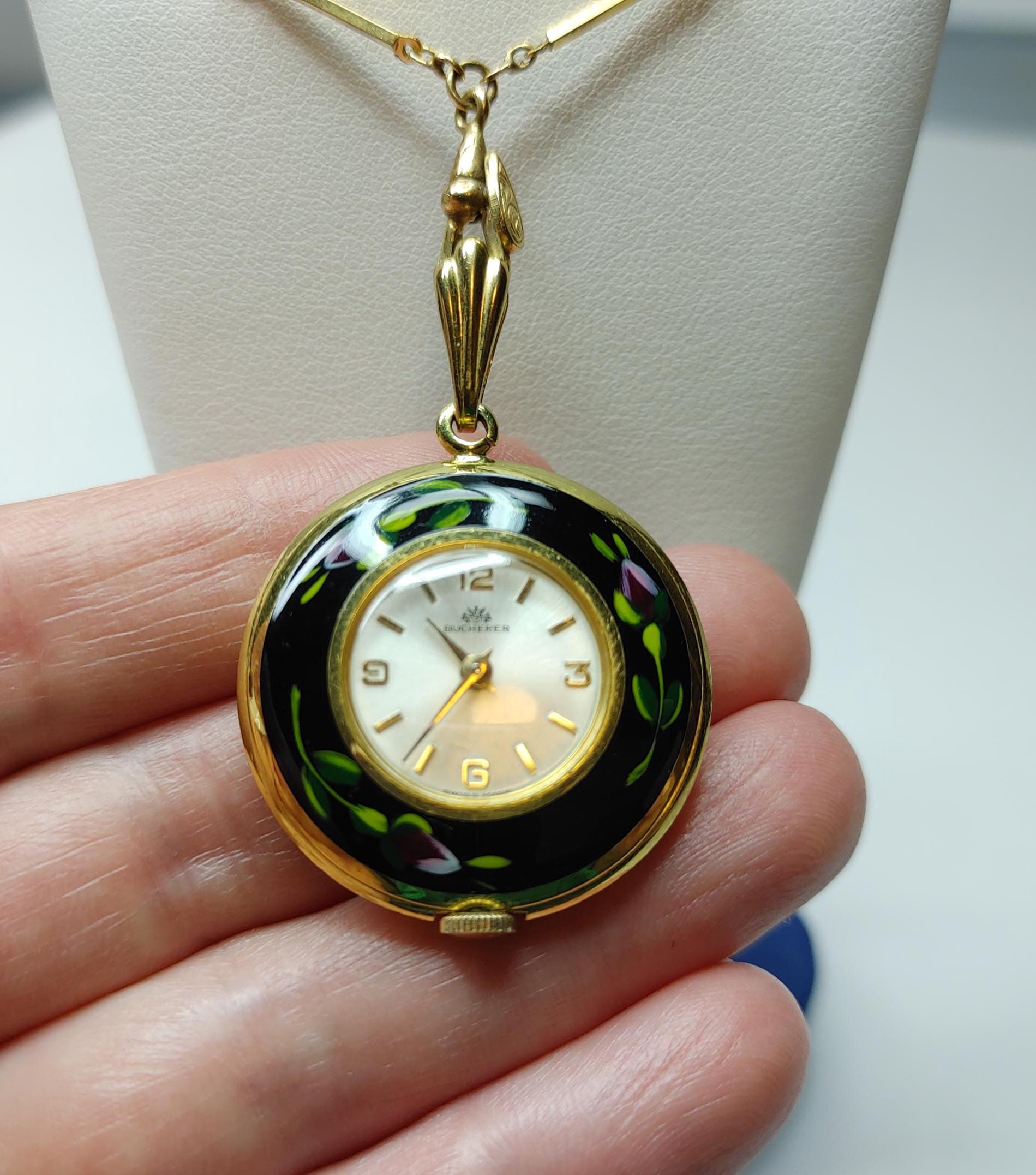 Montre-pendentif Vintage Bucherer - Mécanique Manuelle - Modèle Ancien P1196 - Occasion