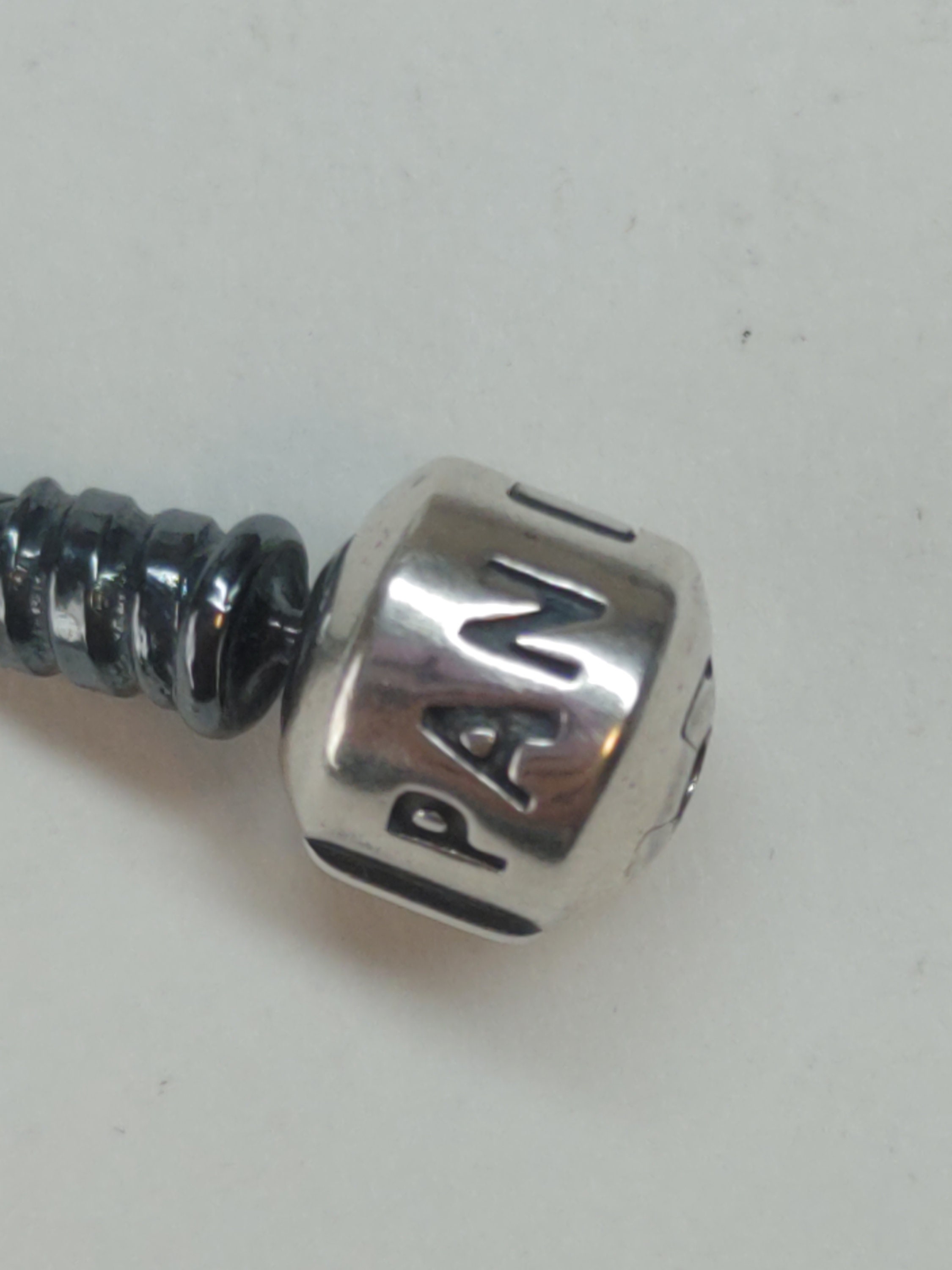 Preloved Sterling Silver Dark Pandora Bracelet - Etsy