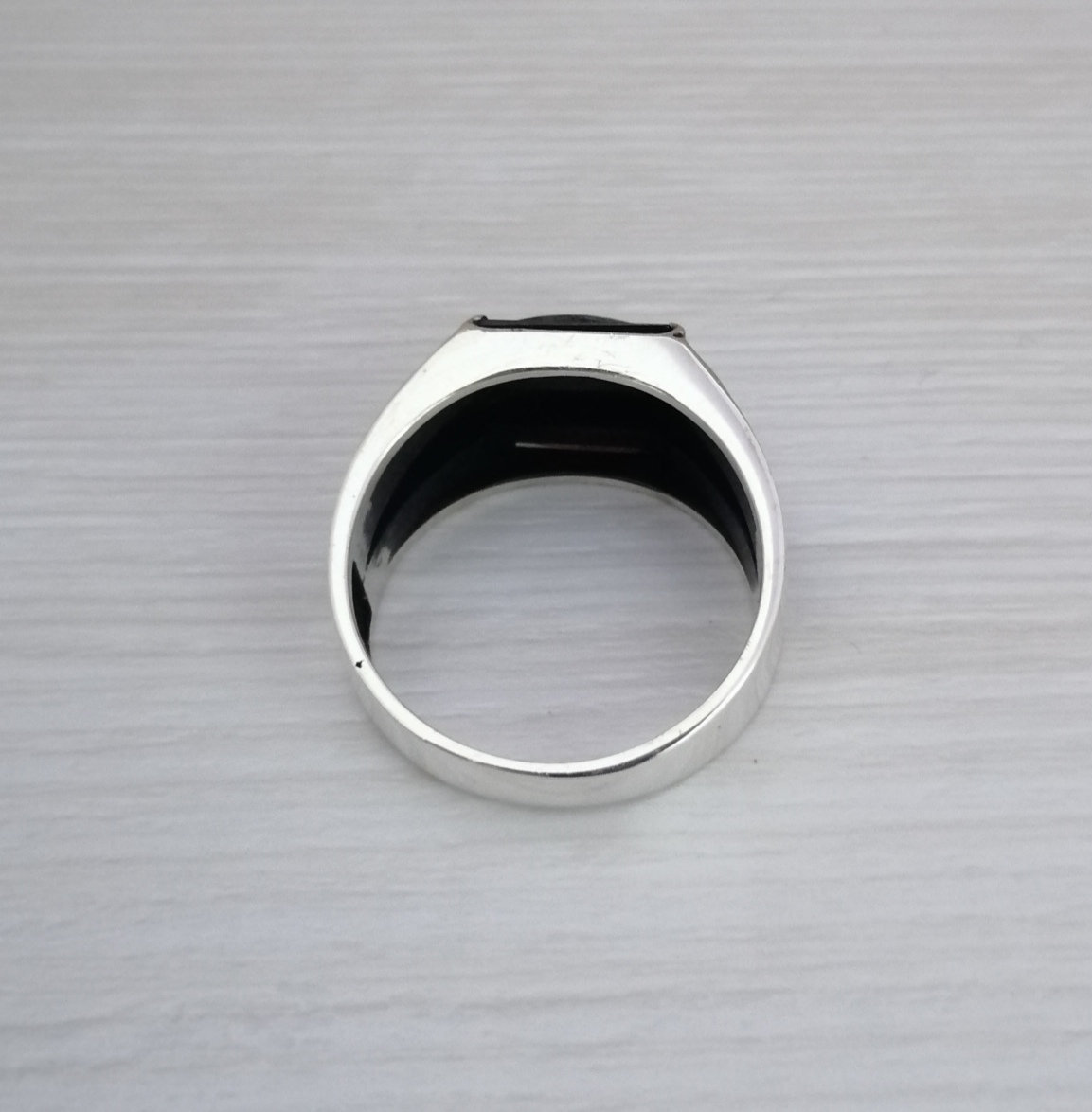 Garnet Men RingHandmade 925K Sterling Silver Men's Ring | Etsy