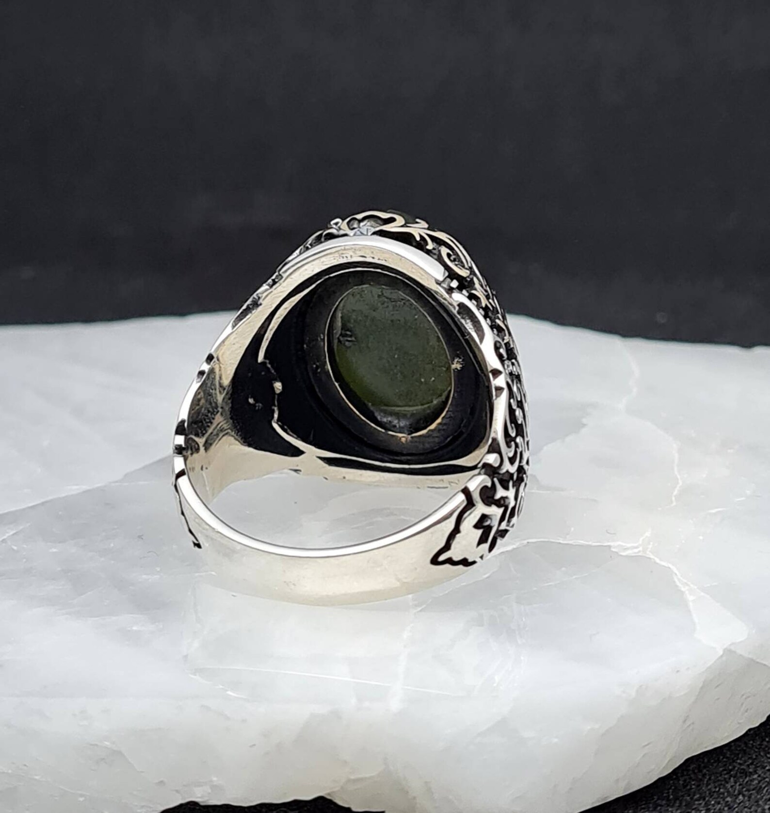 Jade RingHandmade 925K Sterling Silver Men's Ring With Etsy