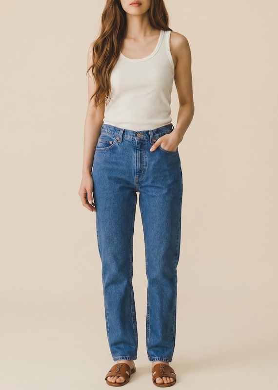 Vintage 1998 Levi's 505 Jeans: Size 28/29 in Deep True Blue
