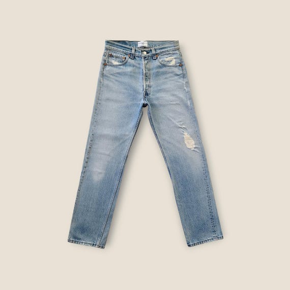 Vintage Levi's 501 Jeans Size 27 28 Light Wash Levis jeans