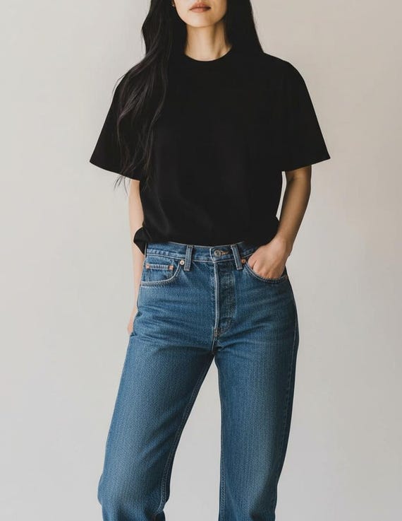 Vintage Levi's 501 Jeans: Faded Deep Dark Blue Wash, Size 28