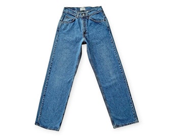 Size 27 28 Vintage Levis 565 Wide Leg Jeans Medium Blue Levii's | Item No.