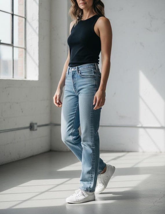 Vintage Levis 501 Faded Light Wash Jeans Size 29