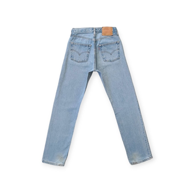 Size 26 27 Vintage Levi's 501 Jeans Light Wash Levis Custom Order image 2