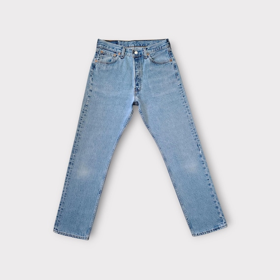 SOLD Vintage Levi's 501 Jeans: Size 28, Button Fly, Medium Blue