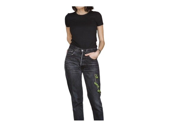 Custom Vintage Levis 501 Button Fly Jeans Size 29… - image 1
