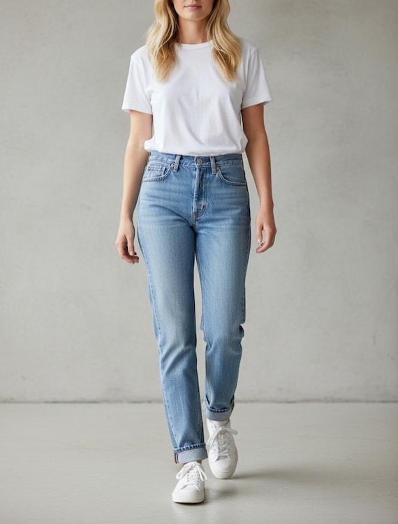 Vintage Levi's 501 Jeans: Faded Light Wash, Size 23/24