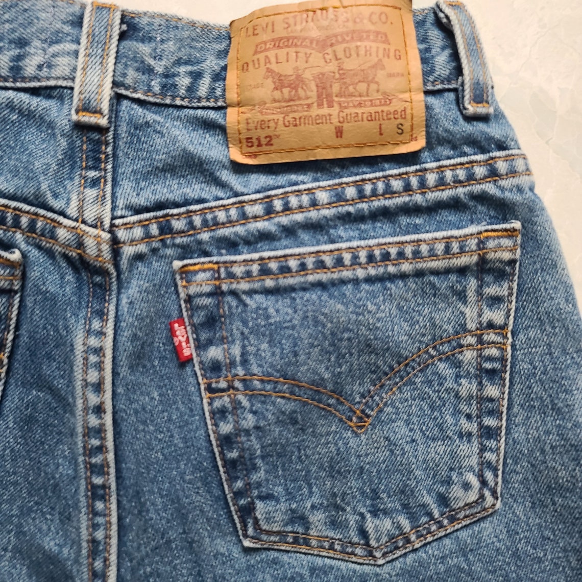 Size 25 26 Vintage Levi's 512 Jeans Tag size 4 REG in | Etsy