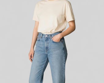 Vintage Levi's 512 Jeans | Straight Leg Slim Fit, Medium Blue (Size 29)