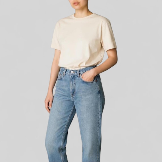 Vintage Levi's 512 Jeans | Straight Leg Slim Fit, Medium Blue (Size 29)