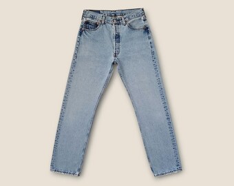 Vintage Distressed Faded Levi's 501 Jeans Size 28 29 Tag